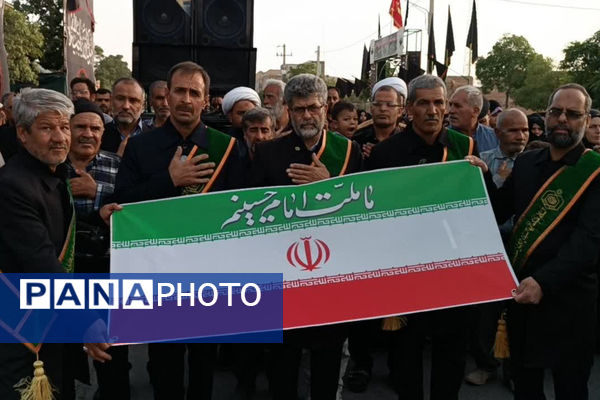 بانگ چاووش محرم و لبیک یاحسین در شهر بهمن