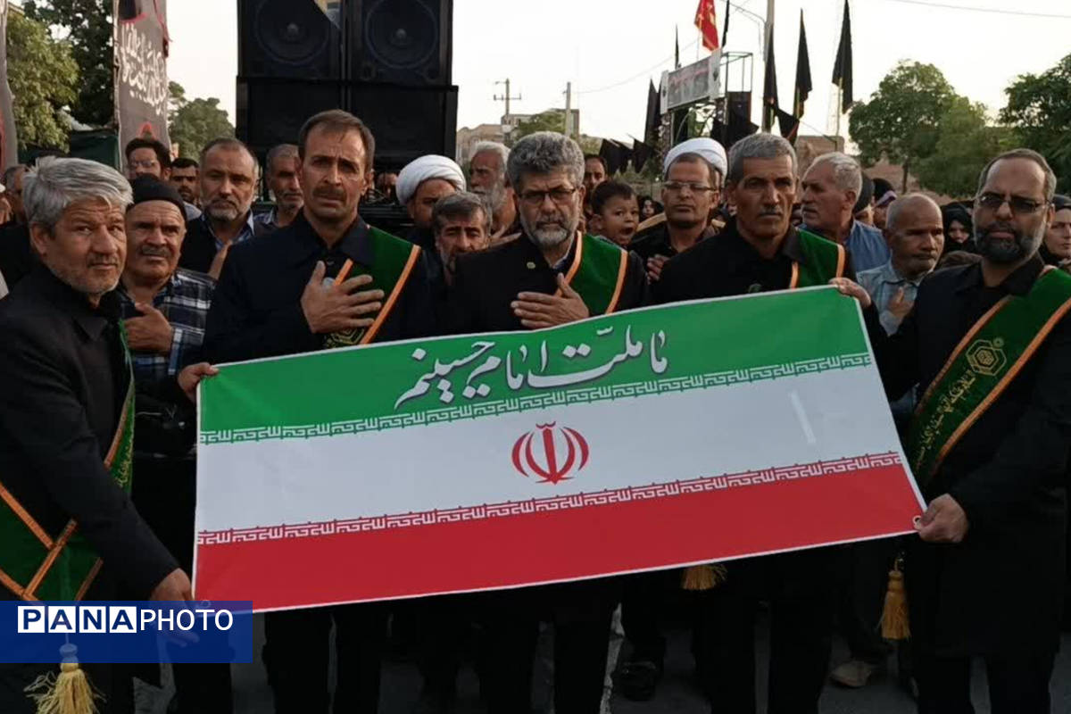 بانگ چاووش محرم و لبیک یاحسین در شهر بهمن