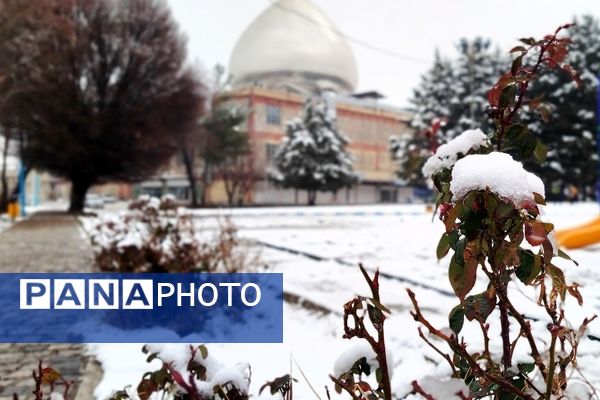 لردگان میزبان اولین برف زمستانی 