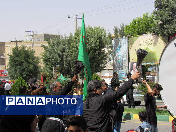 مراسم تاسوعای حسینی در کامیاران 
