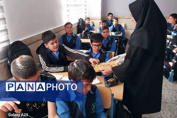 برپایی ایستگاه صلواتی در دبستان فرشچی اسلامشهر