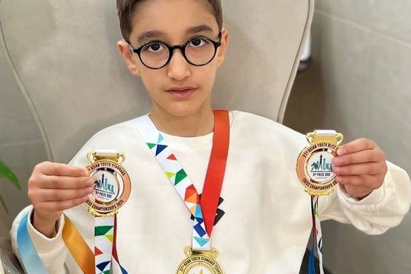 نابغه ۹ ساله شطرنج: هدفم کسب ‌عنوان استاد فیده است/ ناداوری، طلای جهانی را از من گرفت