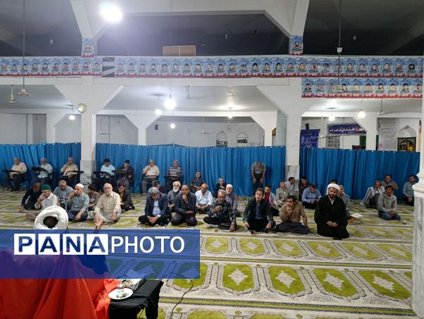 مراسم بزرگداشت شهدای دولت در مسجد جامع آشخانه