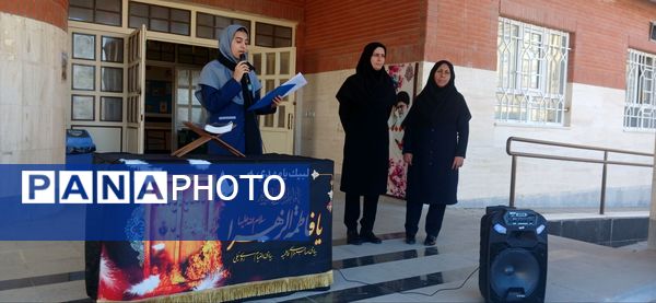 برپایی موکب دانش‌آموزی به‌مناسبت شهادت حضرت فاطمه(س)