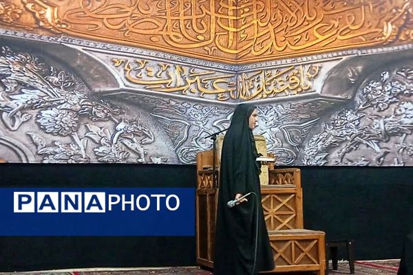 مراسم عزاداری سید و سالار شهیدان در محفل دخترانه مقدامه
