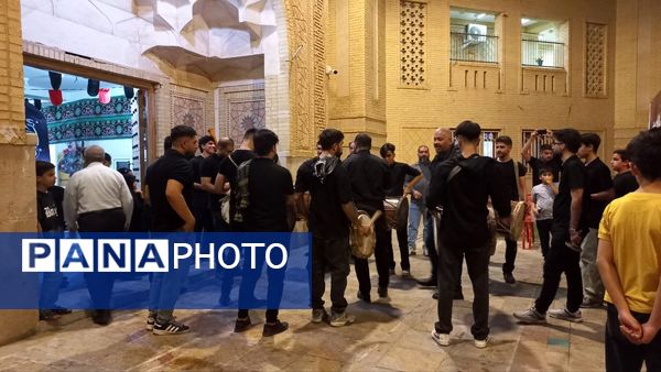 عزاداری ماه محرم در مسجد پیامبر اعظم شهرستان جم