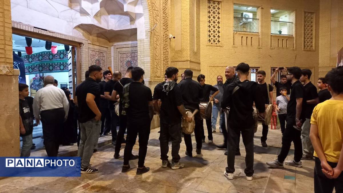 عزاداری ماه محرم در مسجد پیامبر اعظم شهرستان جم