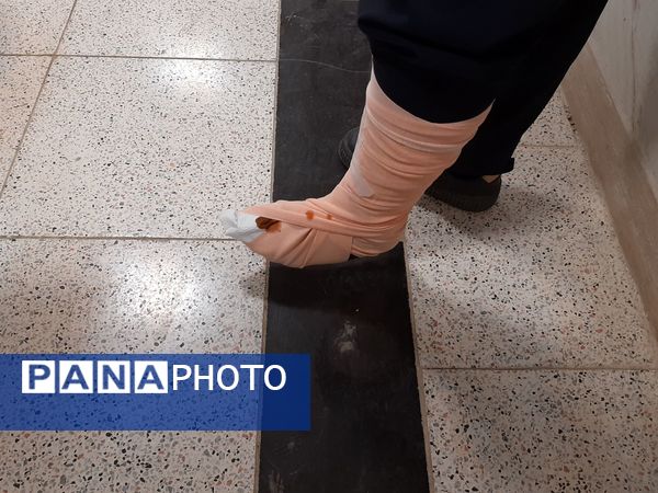 مانور زلزله در مدرسه شهید محمد آسوده روستای دهنو شهرستان خلیل آباد