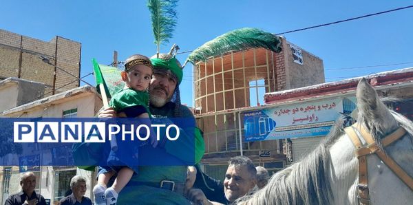 عزاداری روز تاسوعای حسینی در شهرستان بام و صفی آباد
