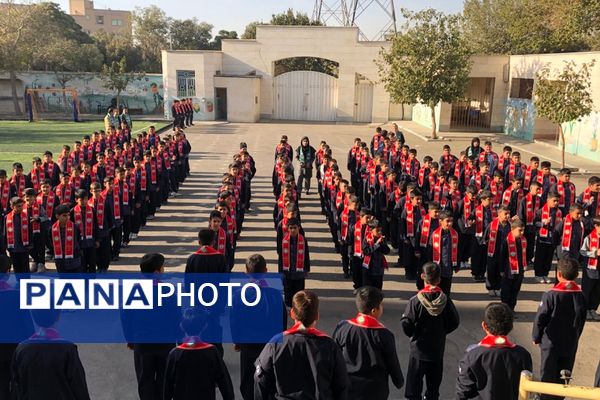 اجرای طرح «وطن یار» در دبستان ائمه اطهار ناحیه دو شهرری 