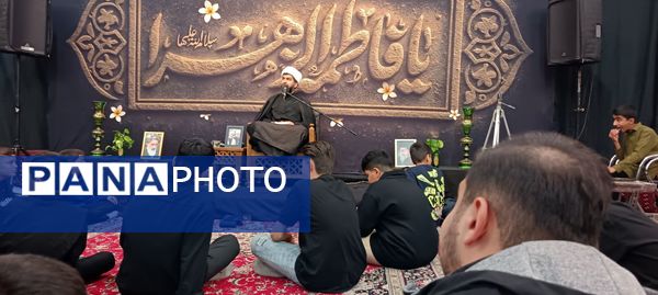 مراسم سینه زنی و دهه دوم فاطمیه در حسینیه شیرزاد نیشابور 