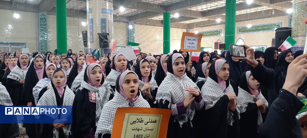 اجتماع حامیان جبهه مقاومت با حضور حاج ابوذر روحی در فلاورجان