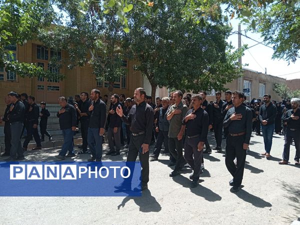 آیین تاسوعای حسینی؛ مردم رباطسنگ در سوگ علمدار کربلا