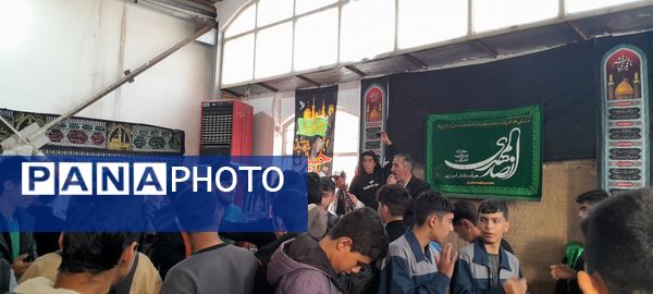  مراسم عزاداری وفات حضرت ام البنین در هنرستان محمودیه خیامی 11