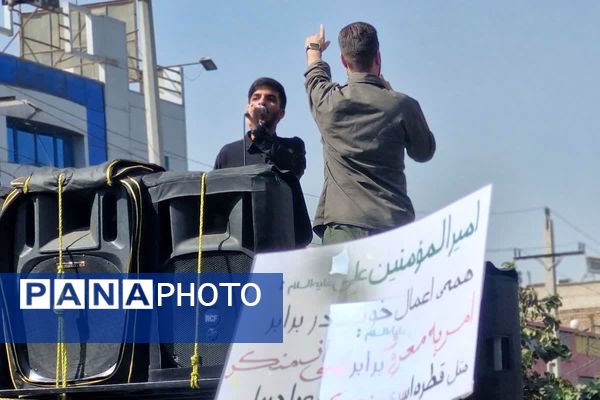 حضور پرشور مردم قرچک در راهپیمایی بشارت نصر