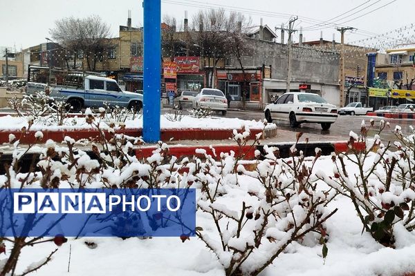 لردگان میزبان اولین برف زمستانی 