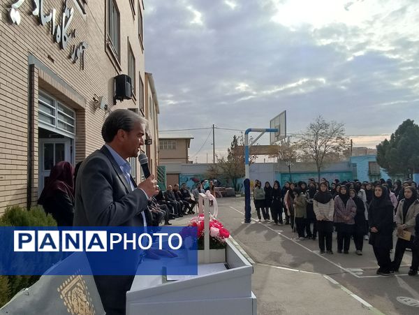 افتتاحیه کافه کتاب و سالن مطالعه در دبیرستان وکیلی۹