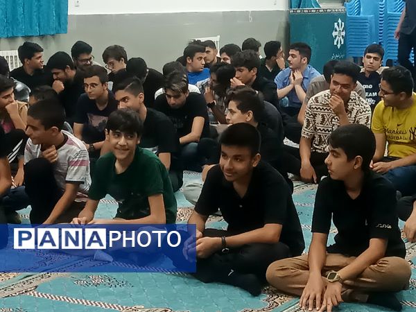 عزاداری دهه اول صفر در دبیرستان شهید بهشتی نیشابور 