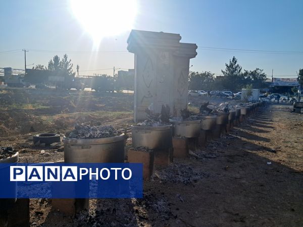 عاشورای حسینی در آشخانه و ۷۲ دیگ غذای نذری