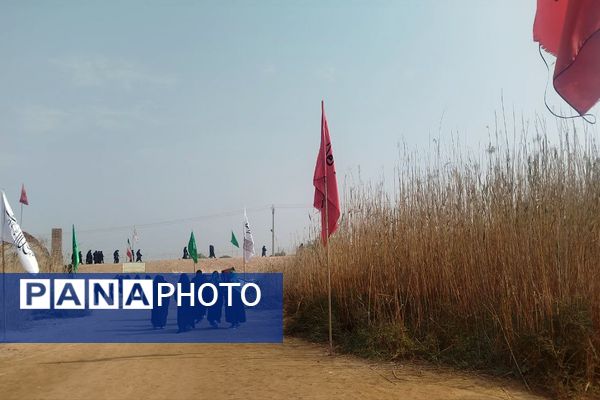 ورود کاروان راهیان نور دختران پیشوا به سرزمین حماسه