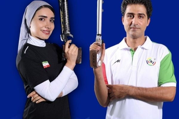 برنز آسیا شکار تیم میکس تپانچه ایران؛ ایستادن تیم فروغی و یاسی بر جایگاه یازدهم