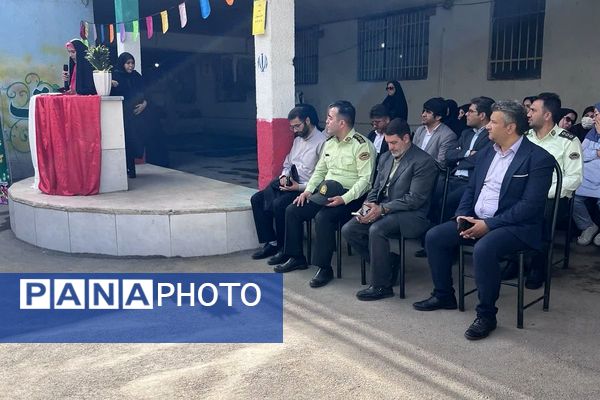 برگزاری جشن شروع سال تحصیلی و زنگ مهر در دبیرستان حدیث کساء خاورشهر ناحیه یک شهرری