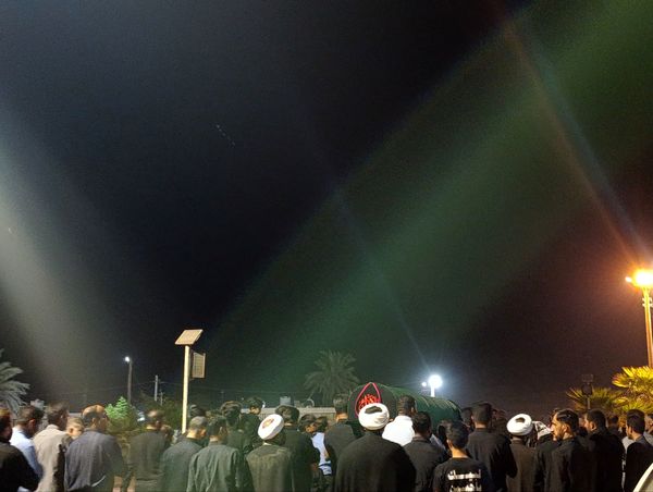  مراسم تشییع نمادین حضرت زهرا (س) با حضور گسترده مردم بوموسی