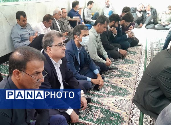 مراسم سالروز ارتحال حضرت امام خمینی رحمت الله علیه در اداره کل آموزش و پرورش استان بوشهر