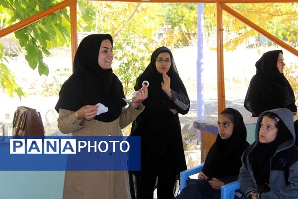 حضور دانش‌آموزان ناحیه یک شهرکرد و لاران در اردوی «طرح تمشک» 