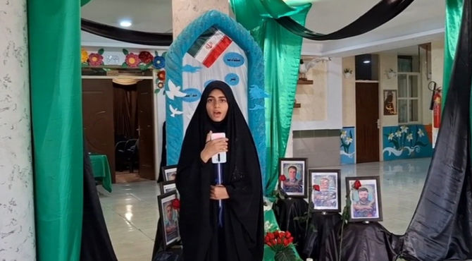 سالروز شهادت شهید خدمت و همراهان در کانون سمیه ناحیه ۴شیراز 