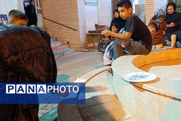 مراسم شام غریبان شهدای دشت کربلا در مسجد صاحب الزمان آشخانه 