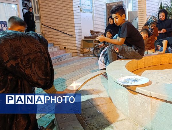 مراسم شام غریبان شهدای دشت کربلا در مسجد صاحب الزمان آشخانه 