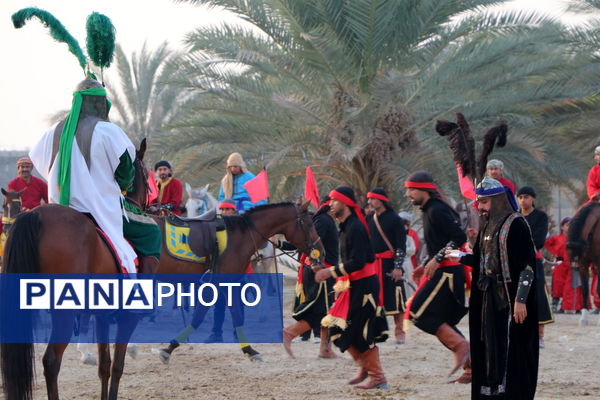 بازآفرینی نوجوان کربلا زیر آسمان لامرد