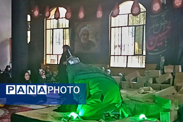 برگزاری مراسم شهادت دردانه حضرت اباعبدالله الحسین در شهرستان فیروزکوه