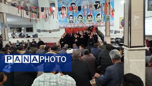 یادواره شهدا در روستای قاسمی نیشابور