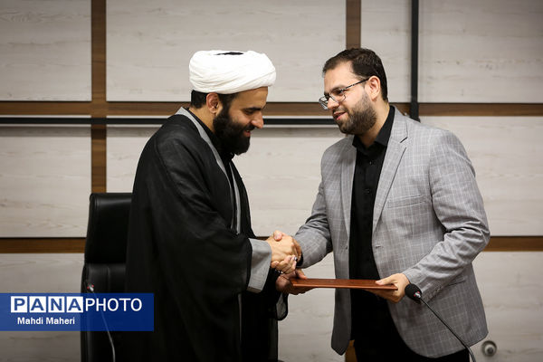 تکریم و معارفه قائم مقام سازمان دانش‌آموزی جمهوری اسلامی ایران