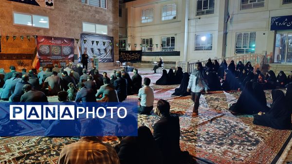  عزاداری هیئت اجتماع حسینی در ناحیه 7 مشهد