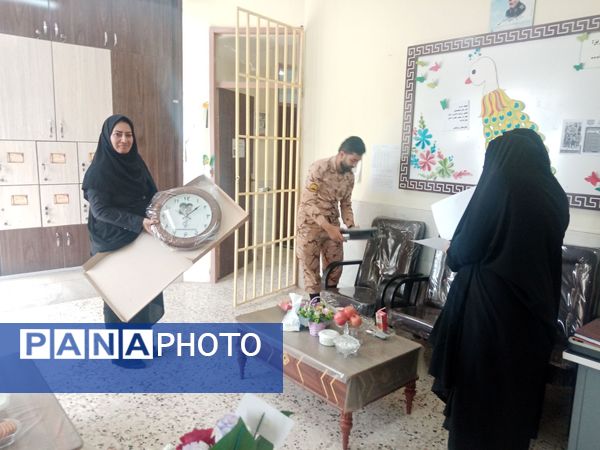 جشنواره غذای سالم در مدرسه حاج مهدی روحانی