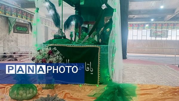 حجله نمادین حضرت قاسم(ع) در سامان