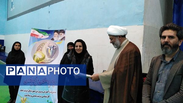 اختتامیه اولین دوره از مسابقات والیبال جام رمضان بانوان در تربت جام