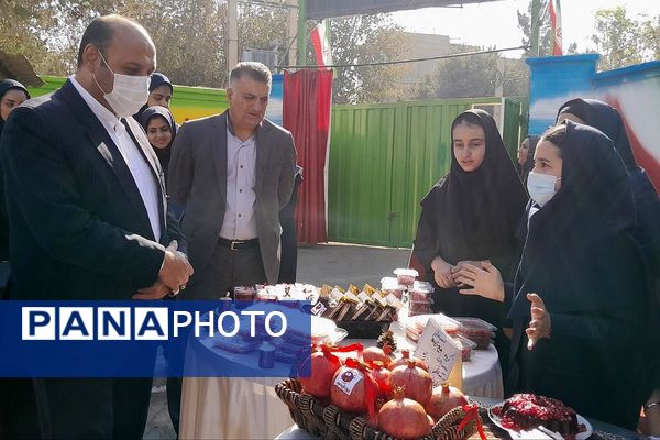 جشنواره انار در دبیرستان حجاب ورامین