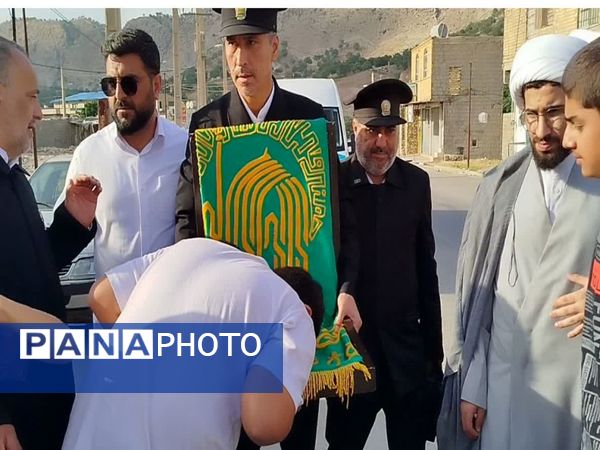 استقبال پر شور مردم چاروسا از کاروان خدام رضوی