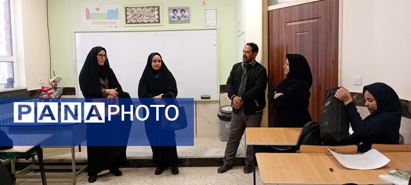 بازدید مسئولین آموزش و پرورش خلیل آباد از دبیرستان مادرمهربان نقاب