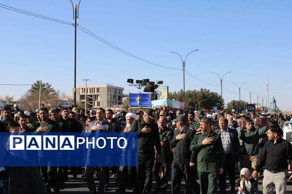 پیکر شهید گمنام، مهمان آسمانی شهرستان تربت‌جام