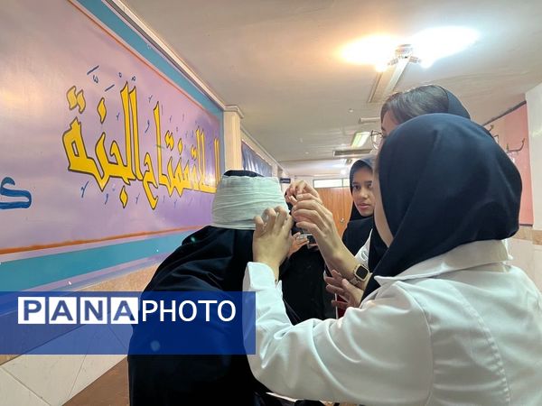  مانور زلزله در مدرسه فجر اسلام 