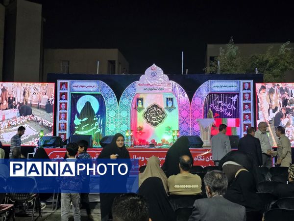 اولین سالروز تدفین شهید گمنام در شهرک شهید تندگویان شهرستان جم