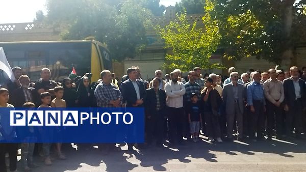 راهپیمایی بشارت نصر در نیشابور 
