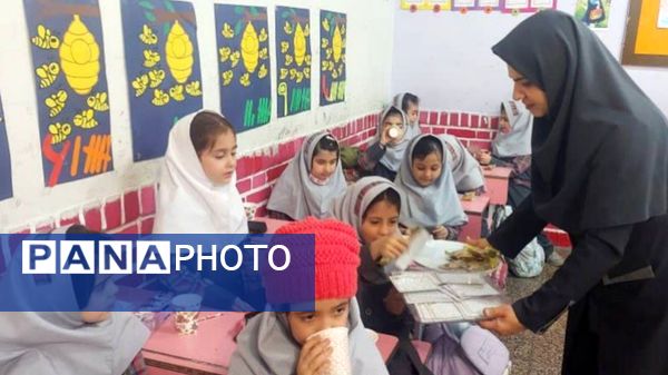 ایستگاه صلواتی در دبستان شهید غیور اصلی