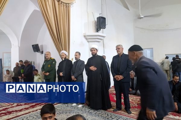 مراسم بزرگداشت شهید خادم آیت الله سید ابراهیم رئیسی و همراهانشان در خلیل آباد