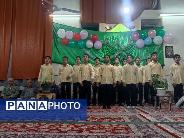 تکیه حسینی غرق در شادی علوی